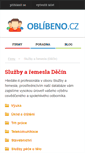 Mobile Screenshot of firmy-decin.cz
